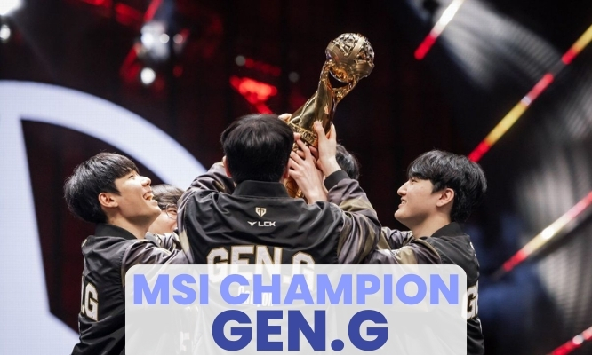 🏆 Gen.G defeats T1 and is crowned MSI 2025 champion: this was the epic League of Legends final