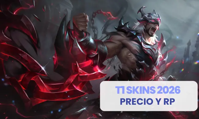 Cuánto costarán las skins de T1 2026: RP, rareza y qué se sabe del Prestige