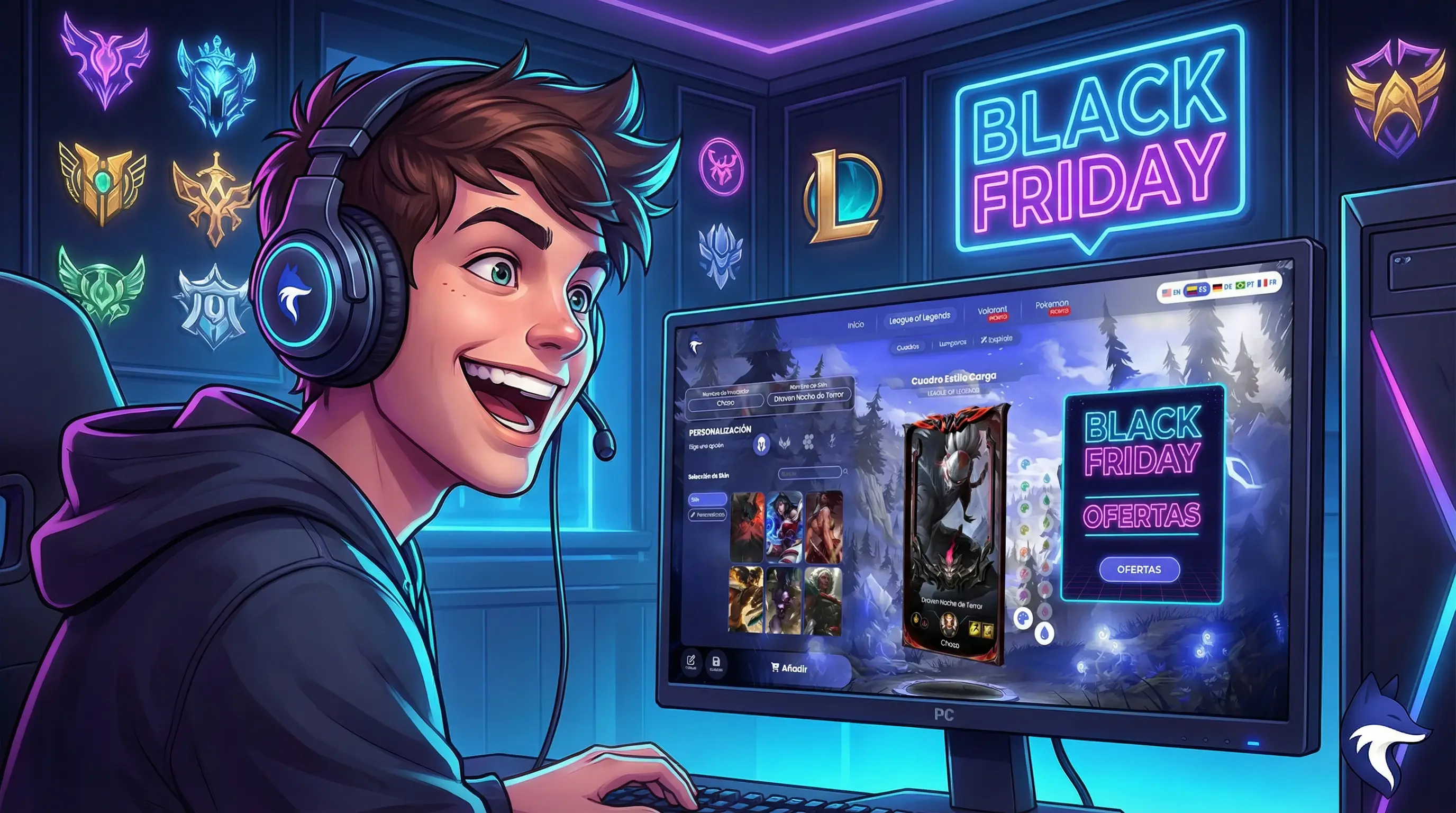 Black Friday en Regalos de LoL: Ideas que no te puedes perder