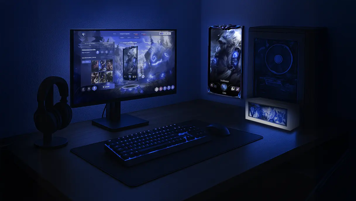 Setup gamer league of legends